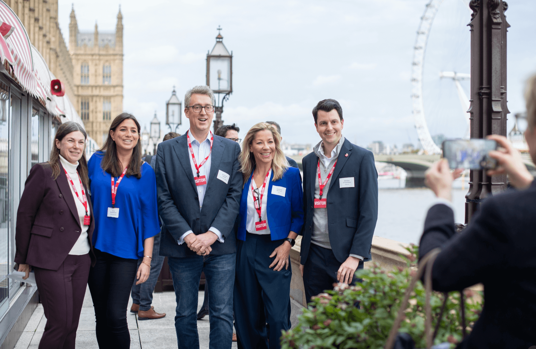 Anna Brailsford MBE with Richard Smith at the House of Lords